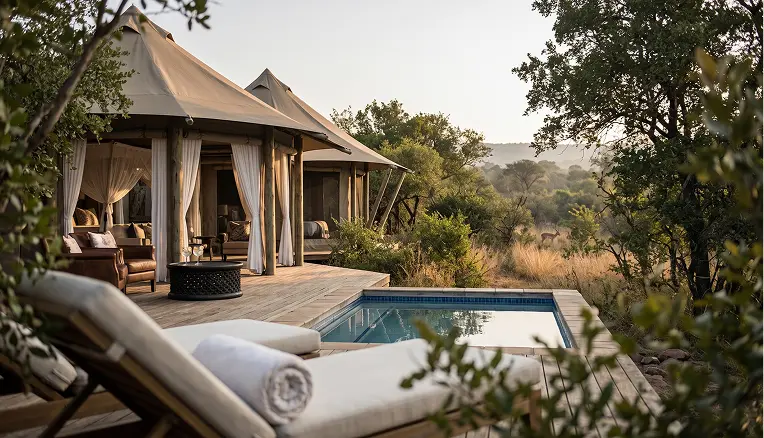 Rhino Sands Safari Camp with plunge pool