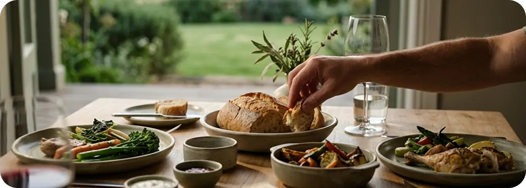 Garden-to-table lunch in the Midlands