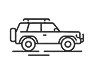 Illustration of a 4x4 off-road vehicle