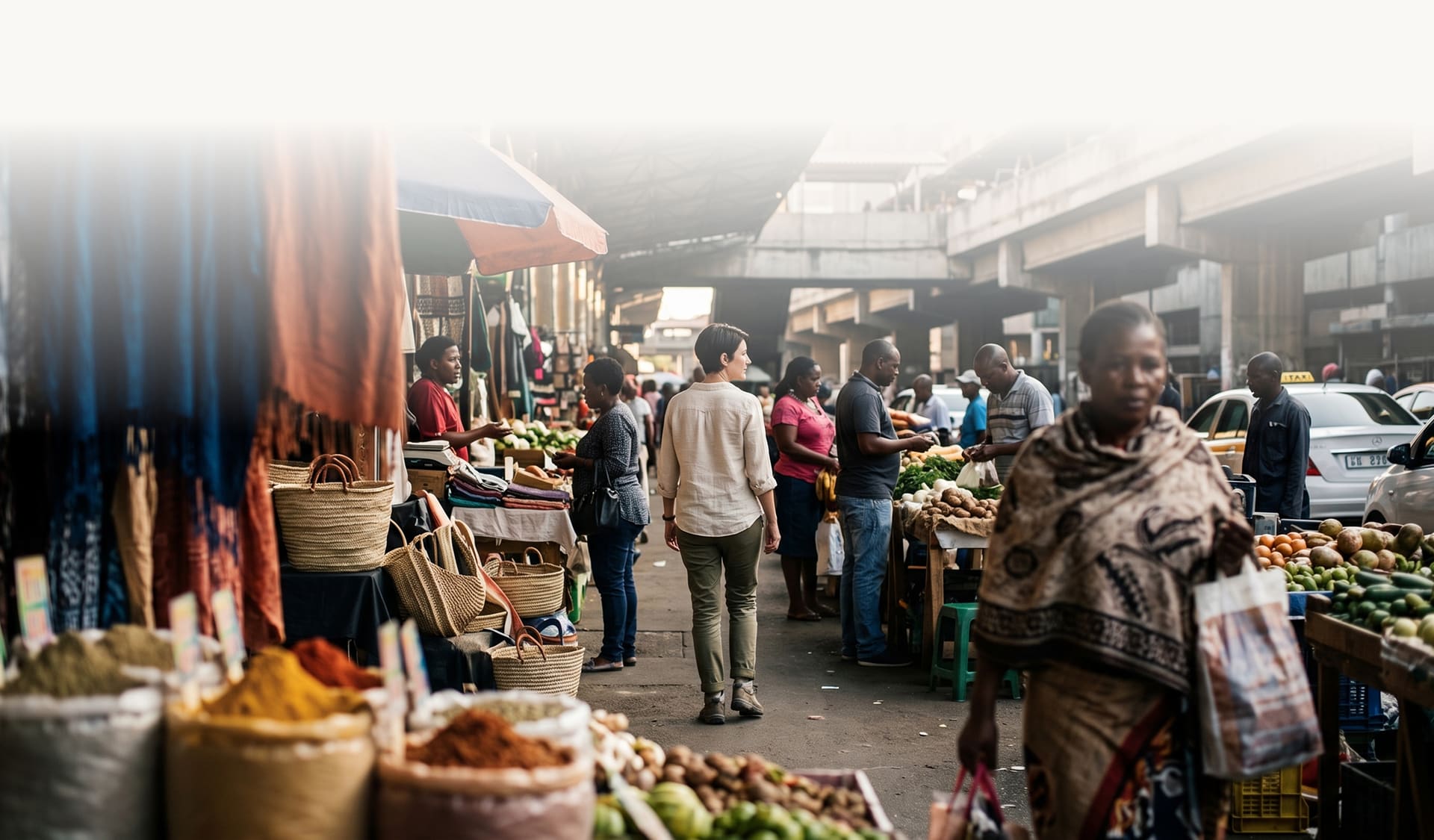 Warwick Junction market in Durban